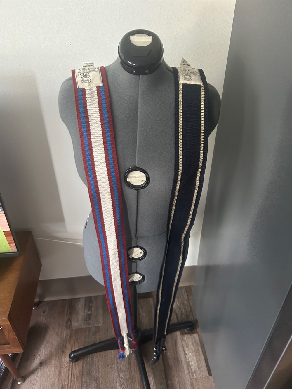 ACE&JIG Striped Woven Belt - Red/Blue/White & Blue/Gold